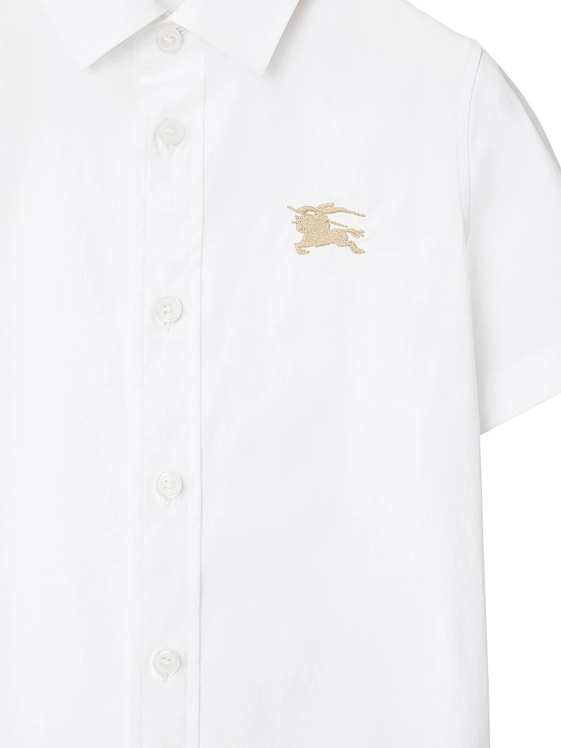 Baby Boy's, Little Boy's & Stretch Cotton Short-Sleeve Shirt