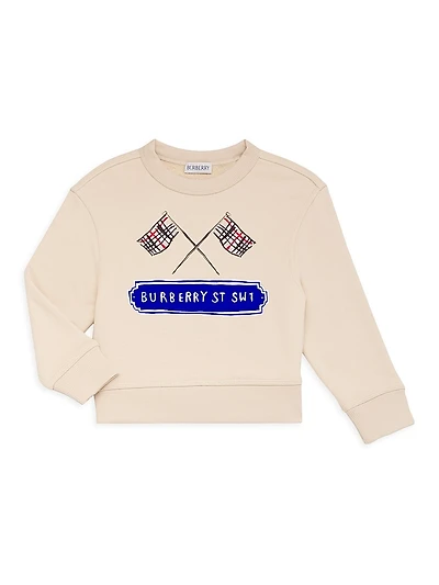 Baby's, Little Boy's & Graphic Crewneck Sweatshirt