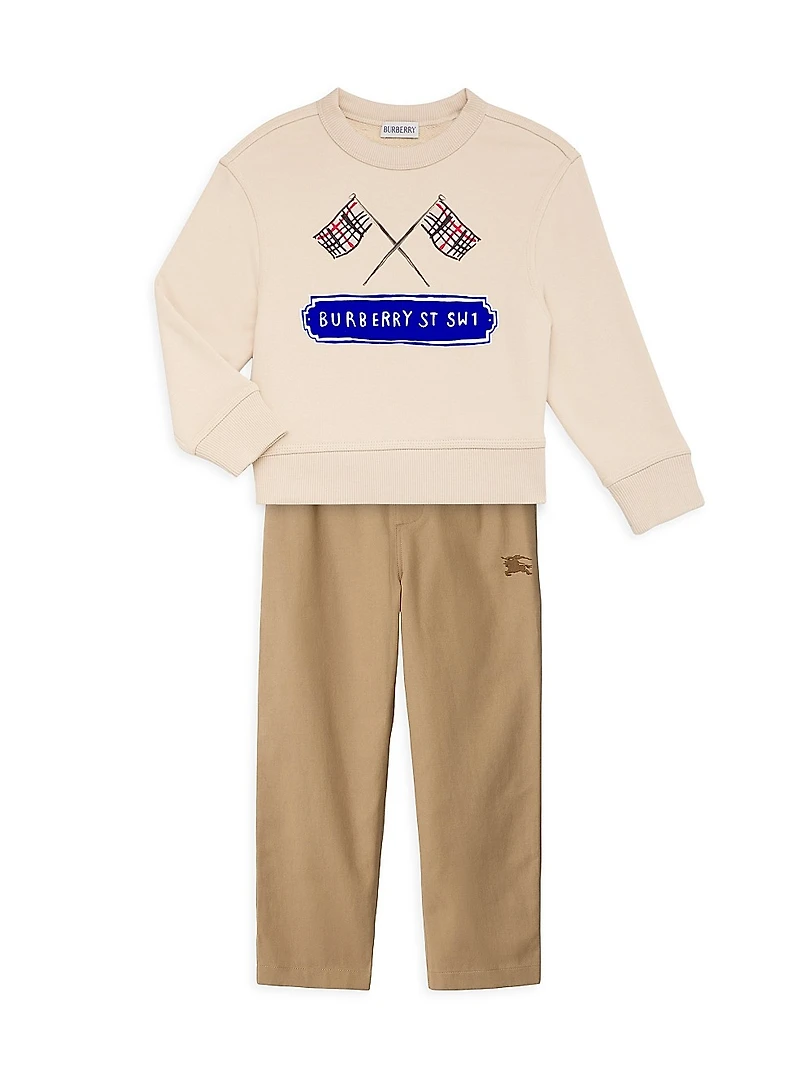 Baby's, Little Boy's & Graphic Crewneck Sweatshirt