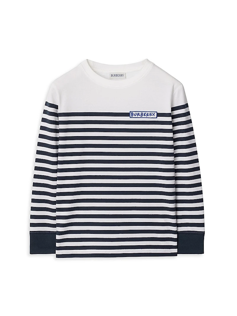Little Boy's & Striped Long-Sleeve T-Shirt