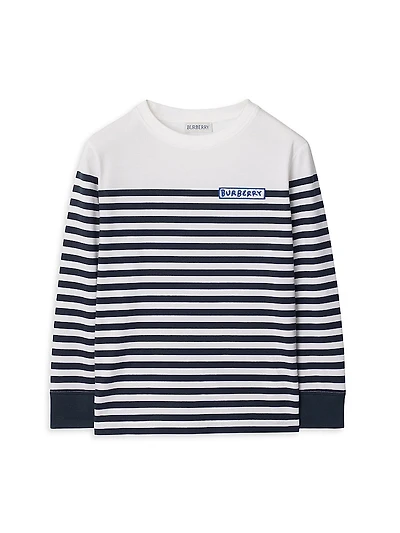 Little Boy's & Striped Long-Sleeve T-Shirt