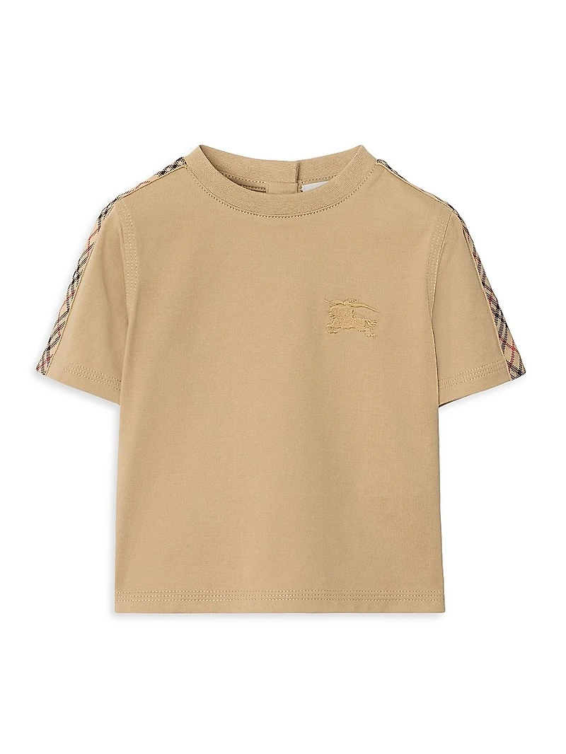 Baby's, Little Boy's & EKD Check Cotton T-Shirt