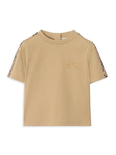 Baby's, Little Boy's & EKD Check Cotton T-Shirt