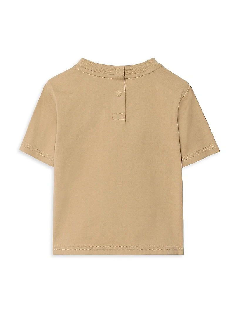 Baby's, Little Boy's & EKD Check Cotton T-Shirt