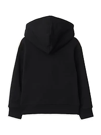 Baby Boy's, Little Boy's & Check-Trim Zip-Up Hoodie
