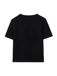 Baby Boy's, Little Boy's & Check Label Cotton T-Shirt