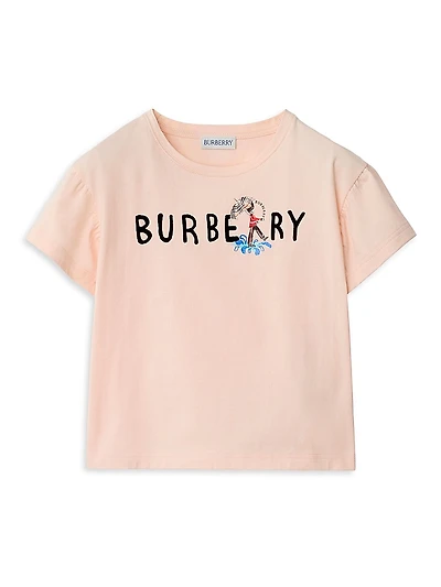 Little Girl's & London Guard Cotton T-Shirt
