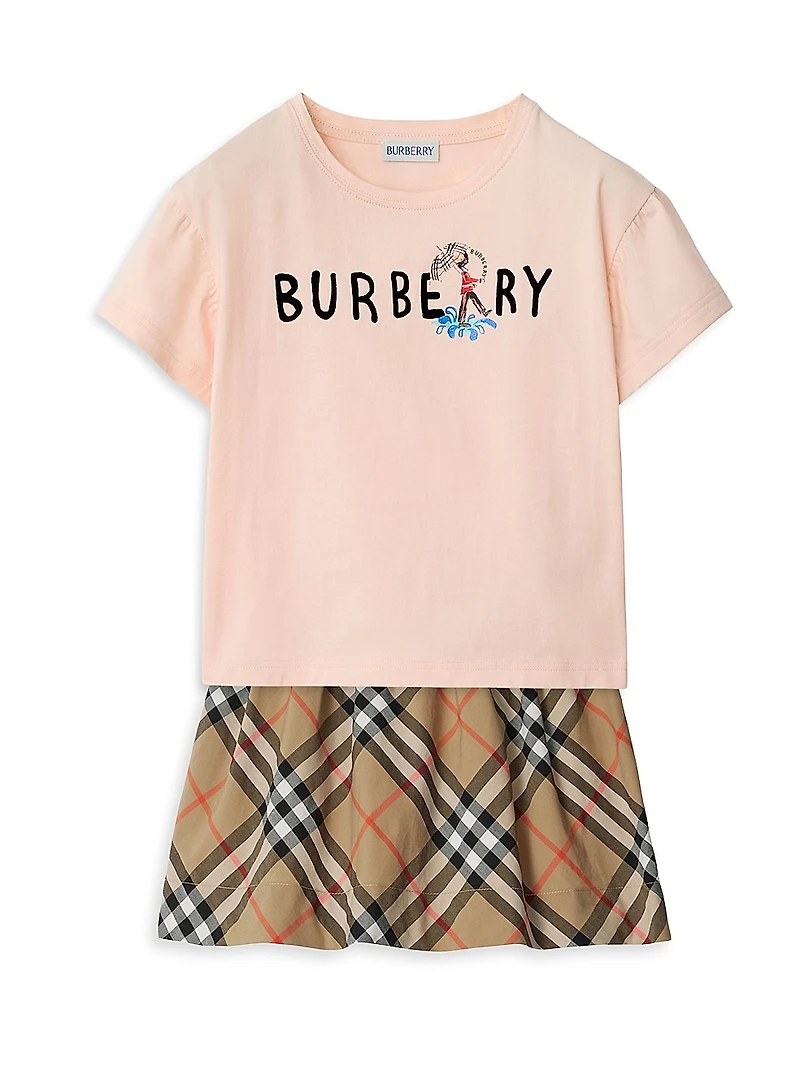 Little Girl's & London Guard Cotton T-Shirt