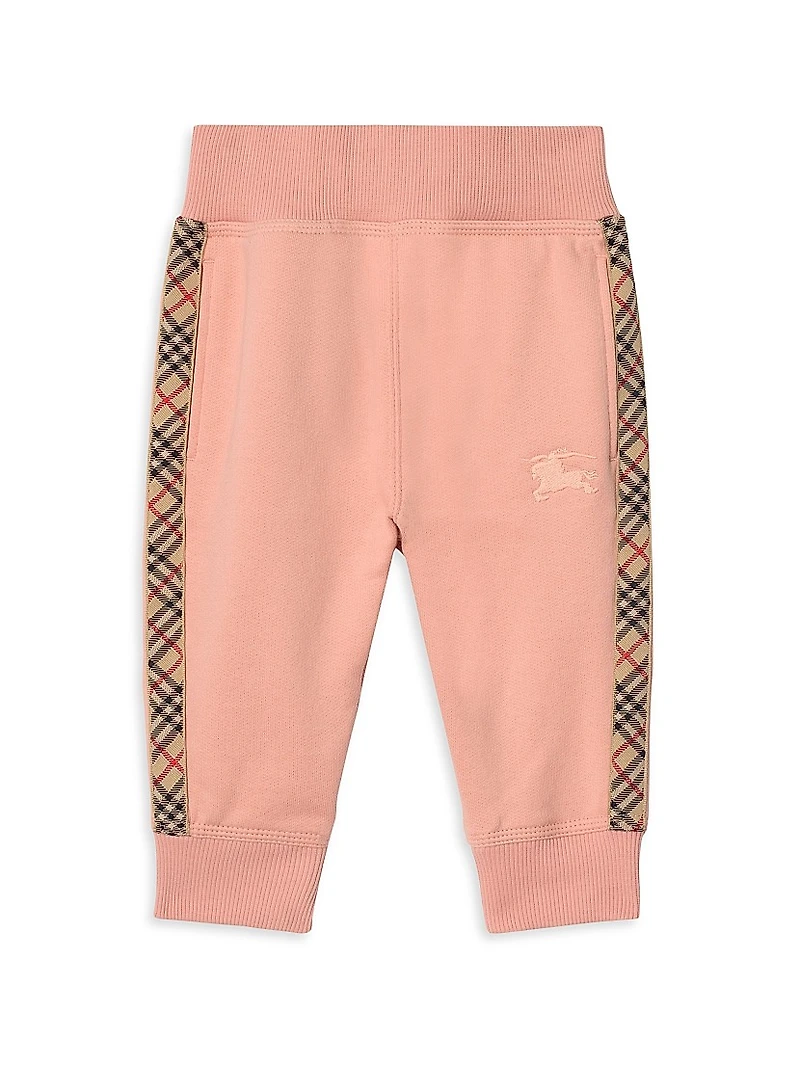 Baby Girl's, Little Girl's & EKD Check Joggers