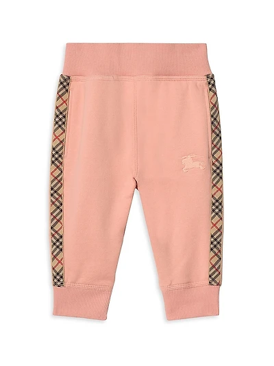 Baby Girl's, Little Girl's & EKD Check Joggers