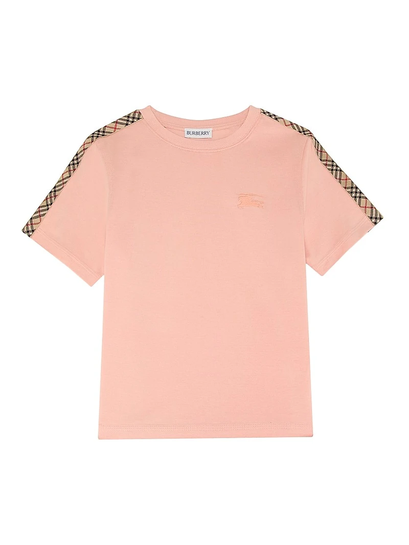 Baby's, Little Girl's & Check Tape T-Shirt