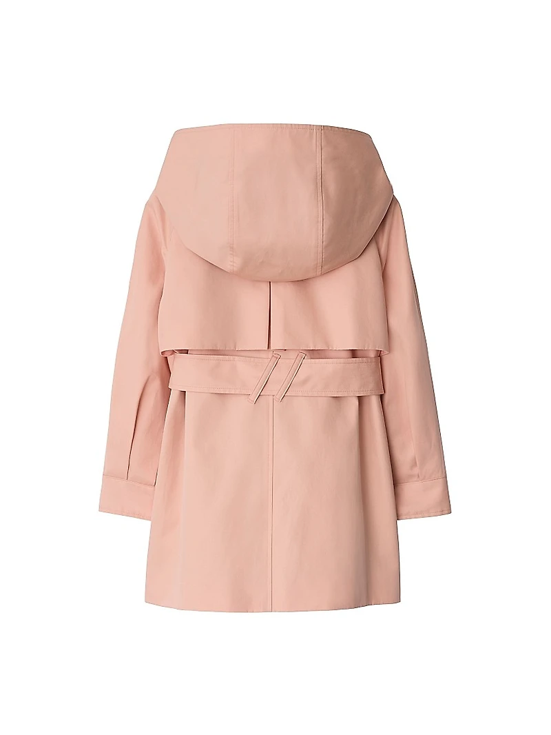 Little Girl's & Hooded Trench Coat