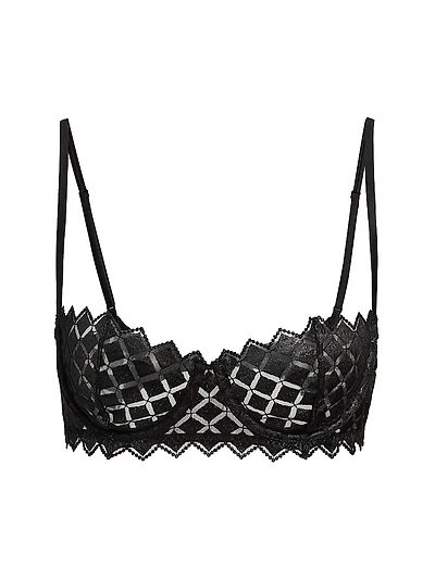 Lamine Embroidery Balconette Bra