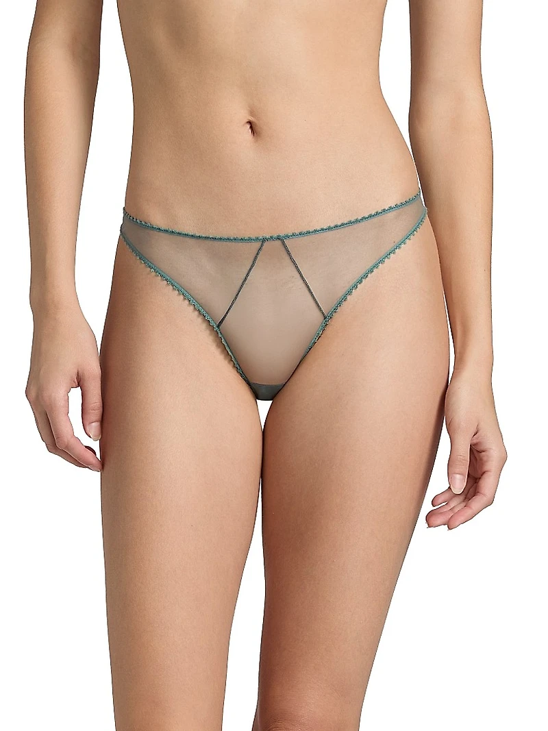 Perle Sheer Thong