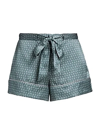 Moi Et Toi Tie-Waist Pajama Shorts