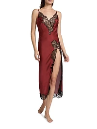 Giselle Lace Midi-Slipdress