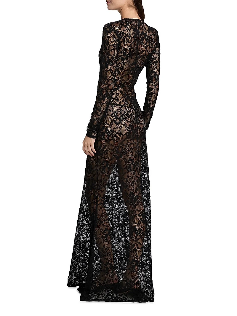 Sophie Stretch Lace Maxi Dress