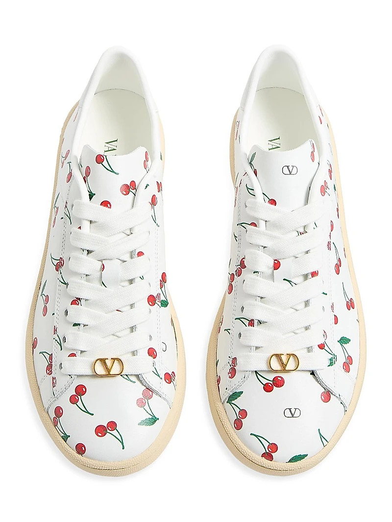 Royco Sneakers Nappa Calfskin with Cherryfic Pattern