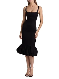 Arcelin Flounce Cocktail Dress