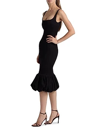 Arcelin Flounce Cocktail Dress