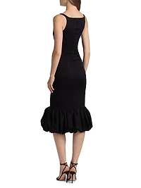 Arcelin Flounce Cocktail Dress