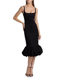 Arcelin Flounce Cocktail Dress