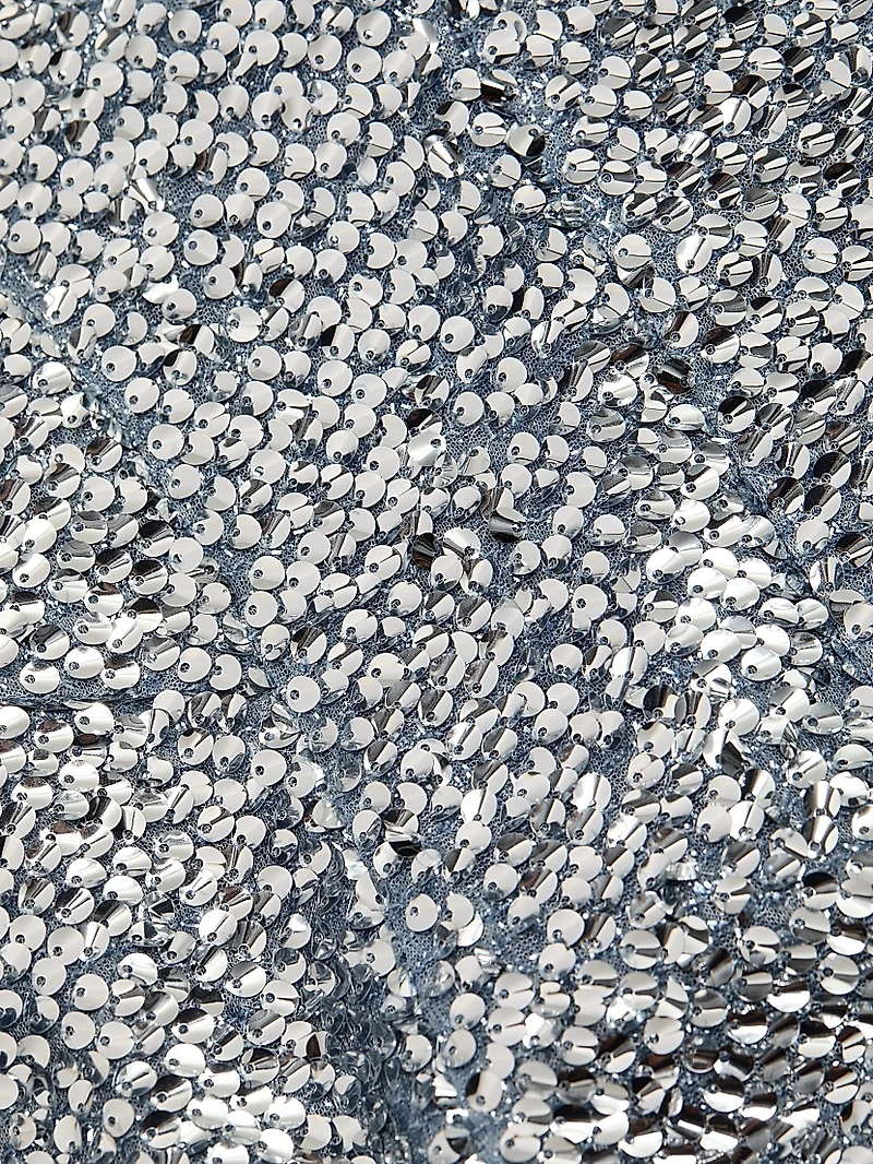 Garance Sequin Bubble Hem Minidress