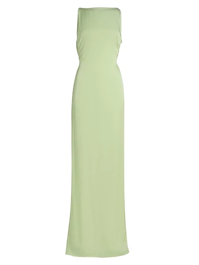 Evra Lace-Back Gown