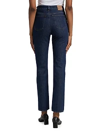 High-Rise Slim-Fit Jeans