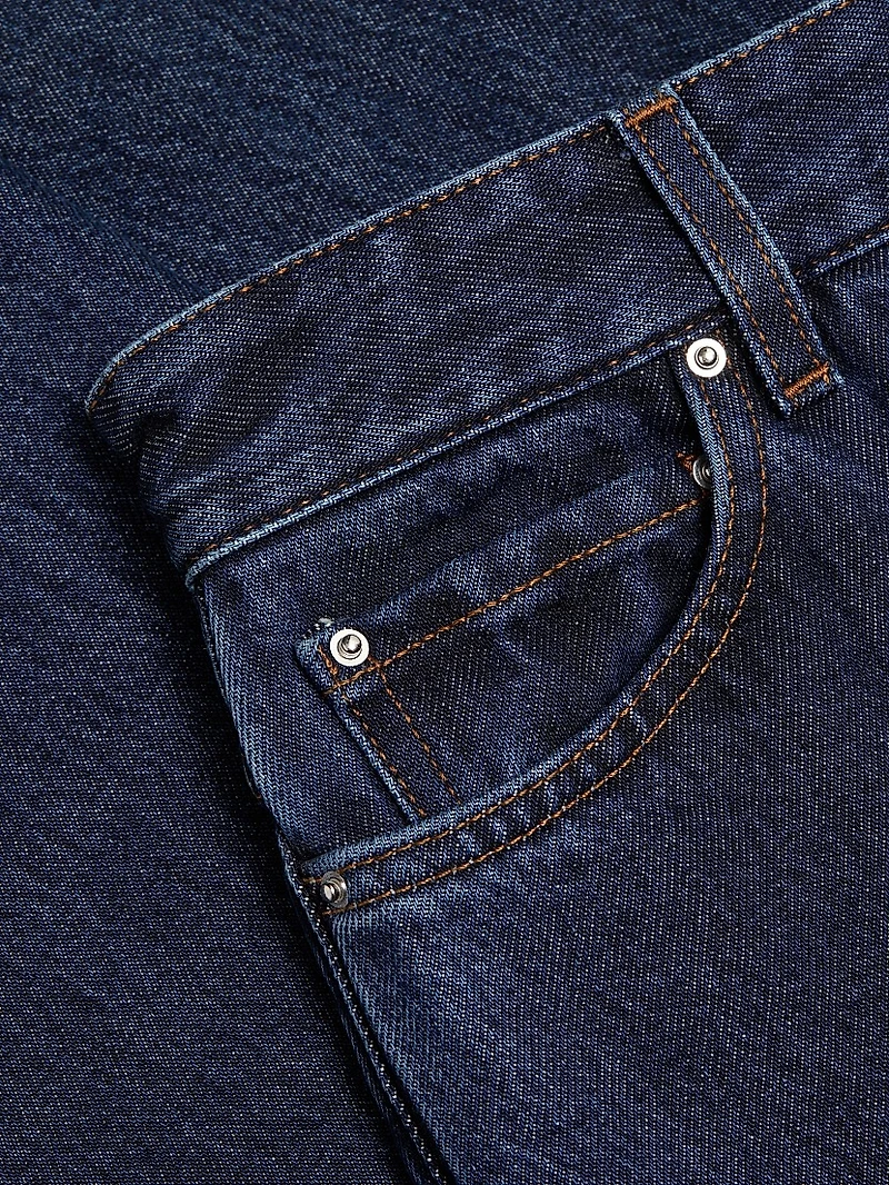 High-Rise Slim-Fit Jeans
