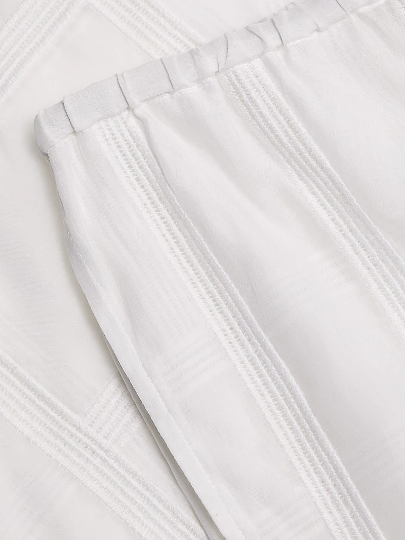 Monogram Cotton-Silk Pajama-Inspired Pants