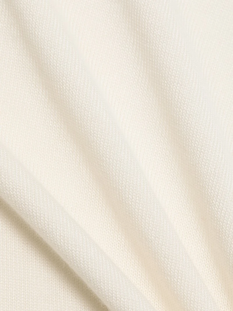 Oversized Drop Shoulder Knit T-Shirt