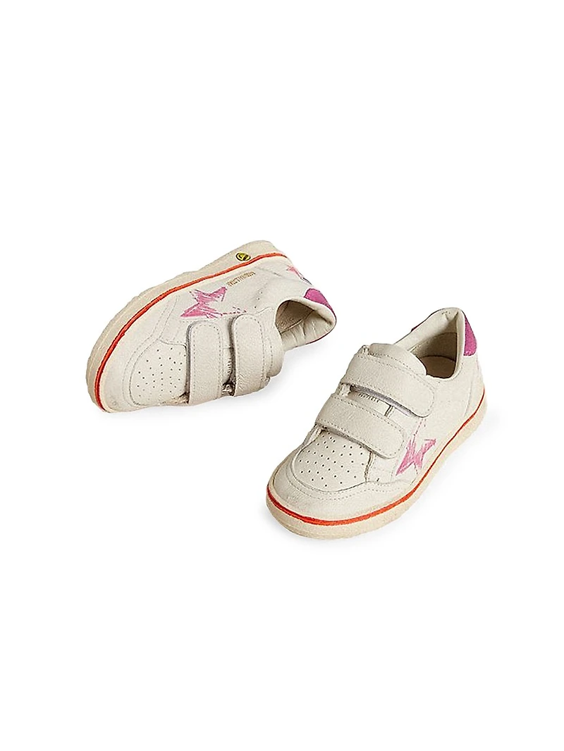 Baby Girl's, Little Girl's & Ballstar Leather Sneakers
