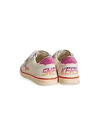 Baby Girl's, Little Girl's & Ballstar Leather Sneakers