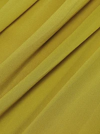 Drew Draped Silk One-Shoulder Midi-Dress