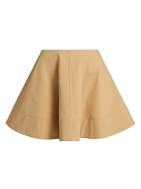 Ella Stretch-Cotton Miniskirt