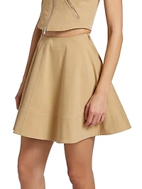 Ella Stretch-Cotton Miniskirt