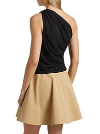 Nova Cotton One-Shoulder Top