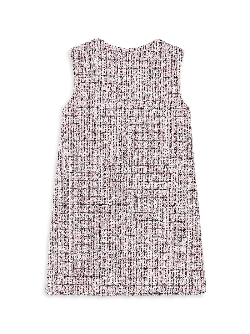 Little Girl's & Boucle Shift Dress