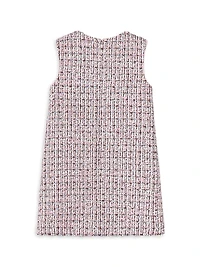 Little Girl's & Boucle Shift Dress