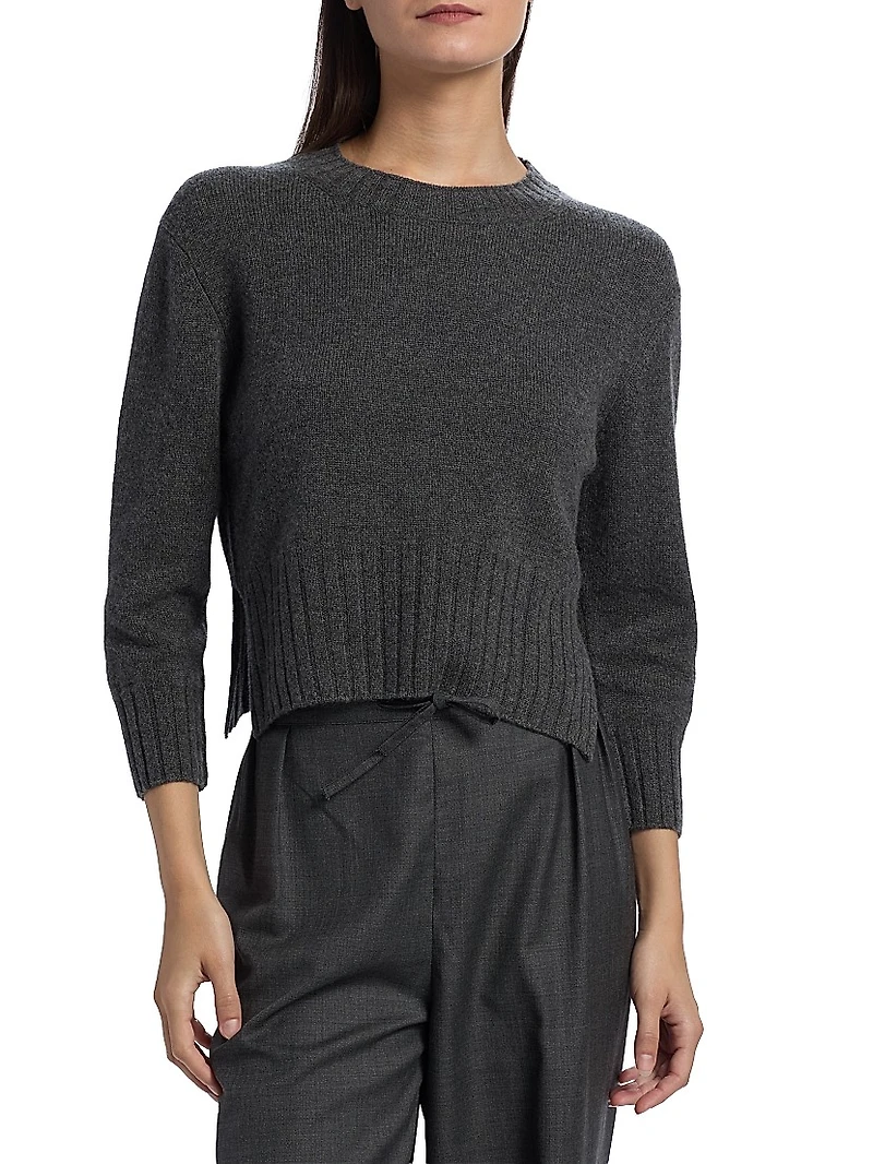 Mora Cashmere Crop Sweater