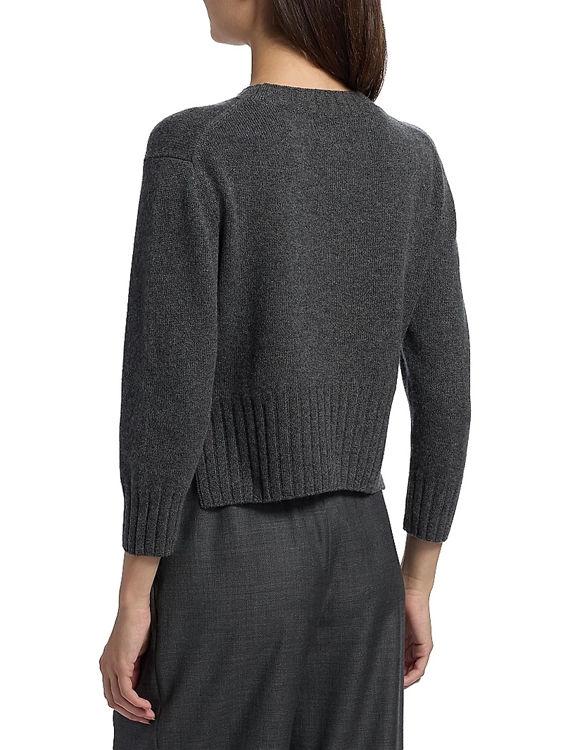 Mora Cashmere Crop Sweater
