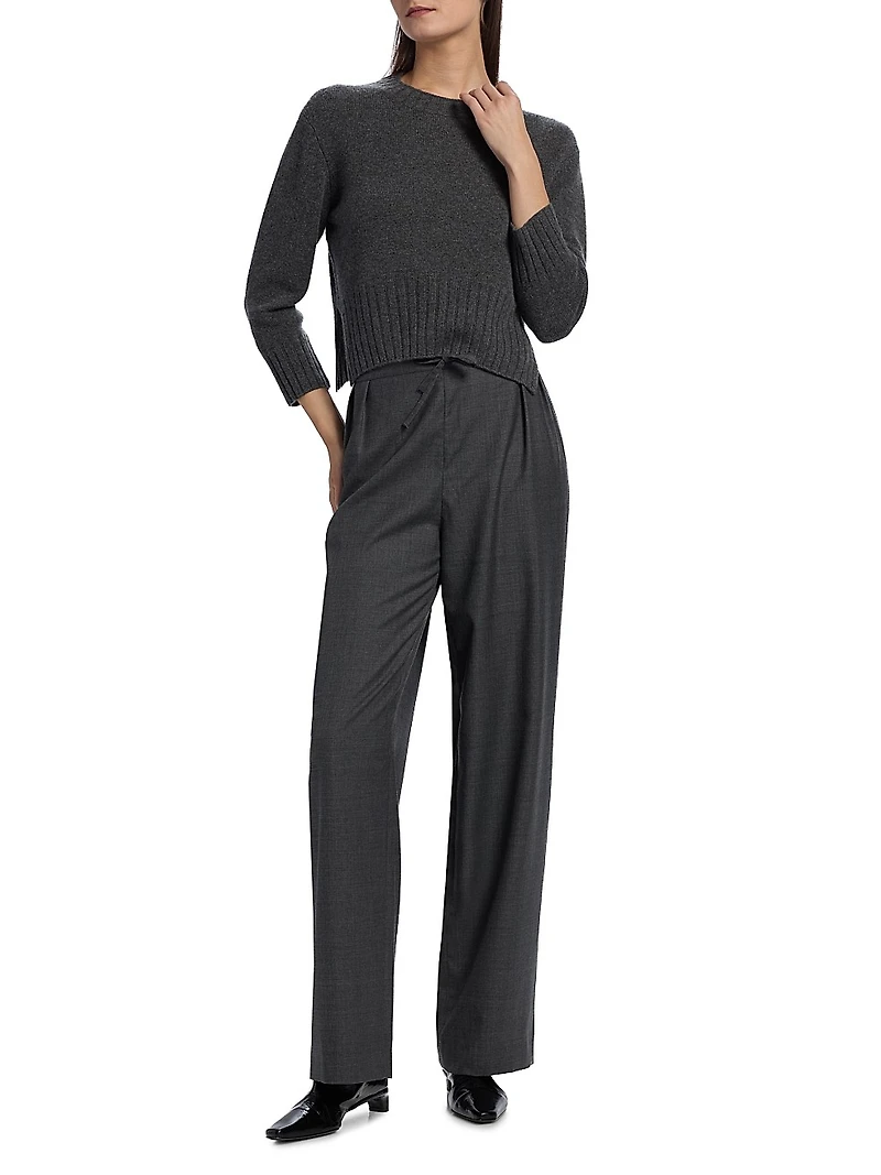 Mora Cashmere Crop Sweater