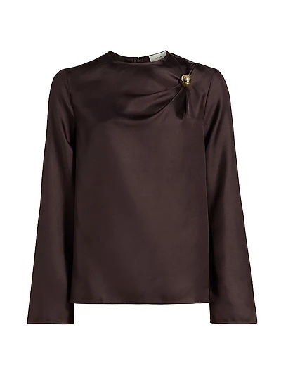 Azae Draped Blouse