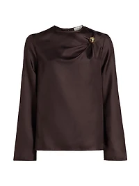 Azae Draped Blouse