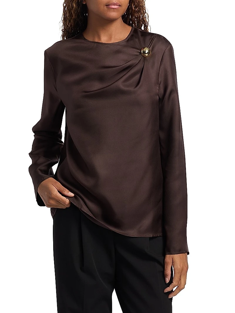 Azae Draped Blouse