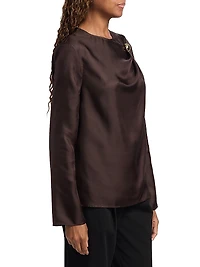 Azae Draped Blouse