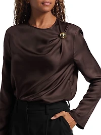 Azae Draped Blouse