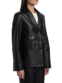 Aldo Leather Tailored Jacket