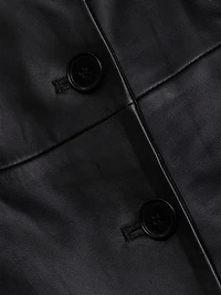 Aldo Leather Tailored Jacket